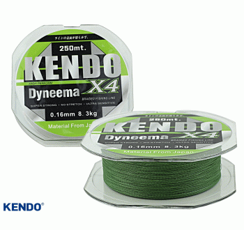 Kendo Dynema 4 Örgü 0.30mm 120Mt